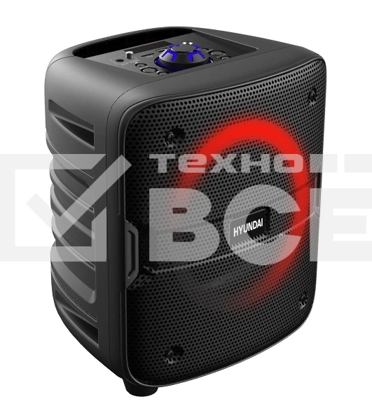 Минисистема Hyundai H-MAC180 черный 30Вт/FM/USB/BT/SD/MMC