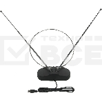 Антенна телевизионная Hyundai H-TAI120 3дБ пассивная черный, фото10