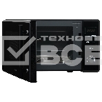 Микроволновая печь Evelux MW 203 B черный, 20 л, 700 Вт, переключатели - кнопки, поворотный механизм, фото7