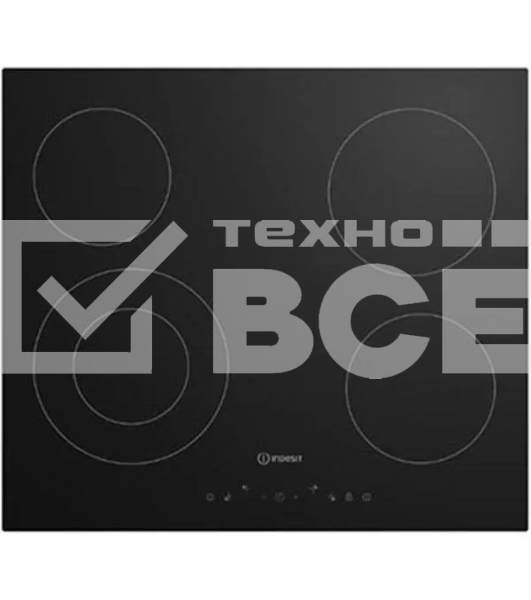 Электрическая варочная панель Indesit IRT 260, независимая, черный