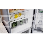 Холодильник Hotpoint HT5200S (R) серебристый двухкамерный 247/78л морозилка снизу, No Frost, фото2
