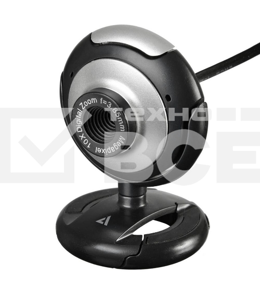 WEB Камера ACD-Vision UC100 CMOS 0.3МПикс, 640x480p, 30к/с, микрофон встр., USB 2.0, универс. крепление, черный корп. RTL {60}