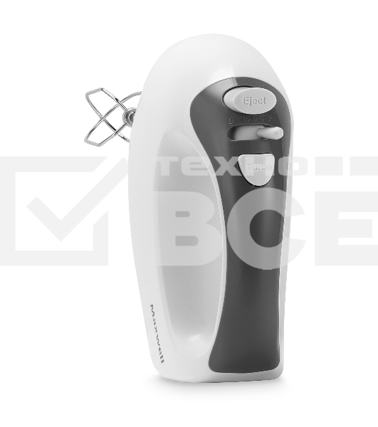 Миксер Maxwell MW-1356(W), 300вт, ручной, белый