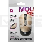 Мышь беспроводная Defender Wave MM-995 золотистый, 1600 dpi, радиоканал, USB, кнопки - 4, фото2