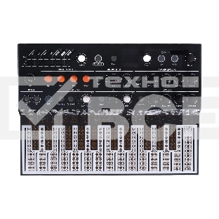 Синтезатор [570101] Arturia [MicroFreak] цифровой аппаратный, 25 клавиш с поддержкой полифонического касания, цифровым осциллятором и аналоговым фильтром Oberheim SEM, CV/Gate/Mod выходы, Cloc IN/OUT, MIDI IN/OUT, выход TRS, выход для наушников, USB