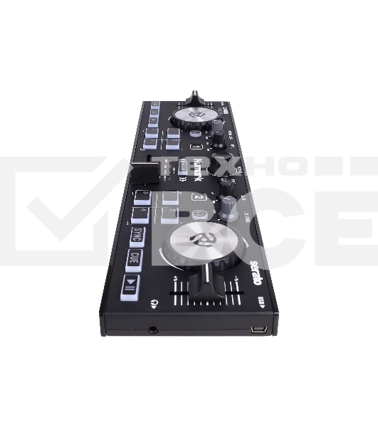 Контроллер DJ Numark [DJ2GO2 Touch] двухканальный, для Serato DJ Lite, встроенная звуковая карта, 1/4