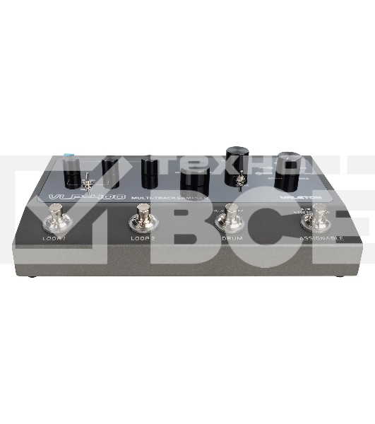 Напольный лупер на 7 часов записи Valeton [VLP-400] AD/DA:32-bit/48 kHz, четыре футсвича, 7 эффектов, барабанные пресеты, программа для управления на компьютере
