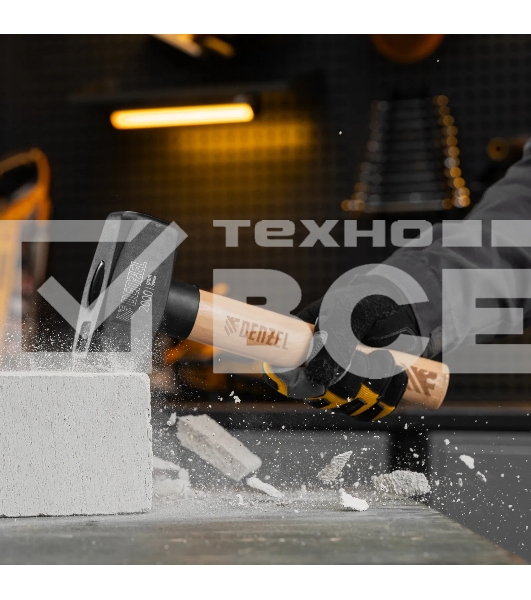 Кувалда Denzel 2000 г, кованая головка, буковая рукоятка