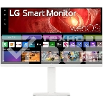 Монитор 31.5' LG 32U850SA-W IPS 3840x2160, 60 Гц, 5 мс, 16:9, 400 кд/м², 2xHDMI 2.0, USB-C (90 Вт), USB Hub (3x USB 3.0), 3.5 Jack, HDR10, динамики (2x5 Вт), веб-камера, Smart TV (webOS 24), Wi-Fi, Bluetooth, VESA 100x100, белый, фото2