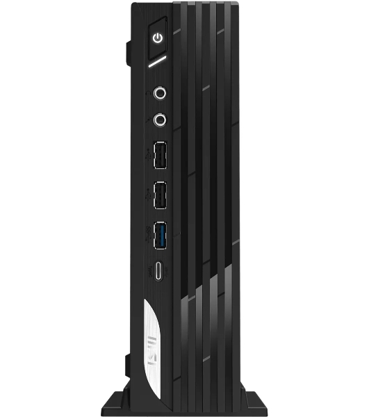 Мини-ПК MSI Pro DP21 13M Mini Core i3-14100 (3.5GHz), 8Gb DDR4 SO-DIMM, 512Gb SSD M.2, Intel UHD Graphics 730, noDVD, WiFi, BT, 120W, VESA, COM Port, no keyboard&mouse, noOS, 1y war-ty (9S6-B0A431-1071)