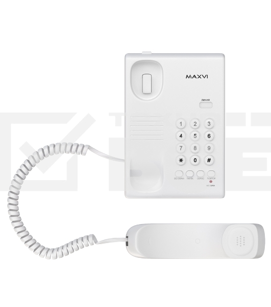 Проводной телефон MAXVI CS-02 white