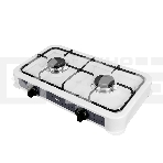Плита настольная газовая Centek CT-1524 (белый), 2 конфорки, сменная форсунка баллон/магистраль, фото3