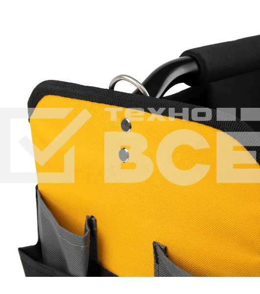 Переноска для инструмента Denzel 260х240х300 мм, 22 кармана, наплечный ремень