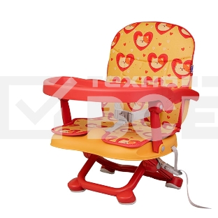 Стульчик для кормления BQ BCH012 Cat in a heart. Стульчик-бустер BQ BCH012. Гипоалергенные безопасные материалы/Съемный чехол из экокожи. Удобный, устойчив к загрязнению и легко моется/Съемная столешница/Безопасность малыша: устойчивая конструкция, нескол