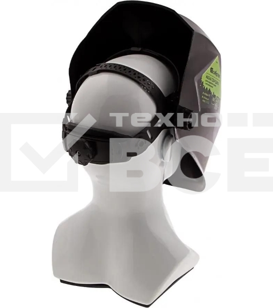 Щиток защитный Сибртех лицевой маска сварщика с автозатемнением Ф5, коробка