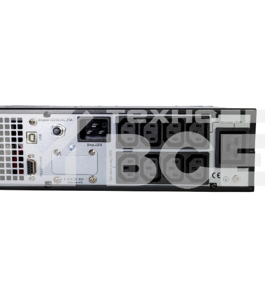 Источник бесперебойного питания Systeme Electric Smart-Save Online SRTSE 2 поколения 3000 ВА/Вт, 2U, 8 C13+1 C19, USB, RS-232, сухие контакты