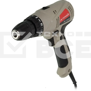 Дрель-шуруповерт сетевой ИНТЕРСКОЛ ДШ-10/260Э2, Сетевая, 260Вт