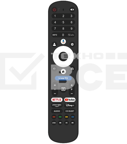 Телевизор TopDevice 43' TDWC43BF5260V черный DLED FHD 60Hz Smart TV GTV3.0 1.5GB/32GB
