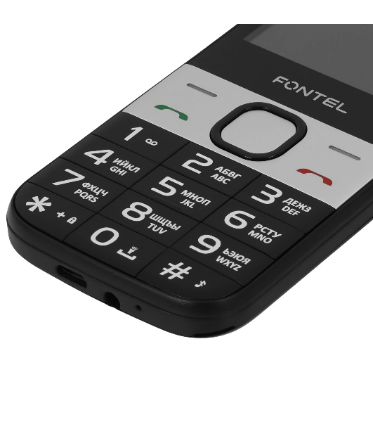 Мобильный телефон FONTEL SP230 черный