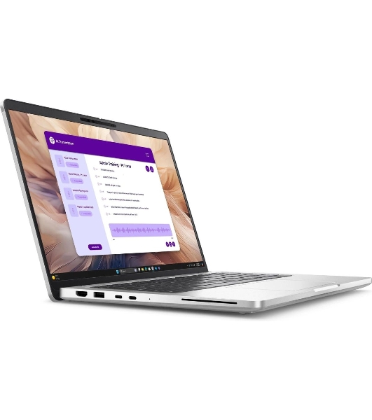 Ноутбук Dell Pro 14 Plus/14'/IPS/Intel Core Ultra 7 265U/32Gb/1Tb SSD/Intel Graphics/Linux/серый/1.4kg