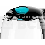 Чайник электрический Kitfort КТ-625-1 1.7л. 2200Вт черный/голубой (корпус: стекло), фото8