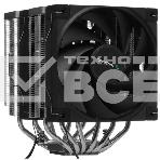 Кулер для процессора DEEPCOOL AK620 черный, 120 мм, алюминий/медь, 1850 об/мин, 28 дБ, 4 pin, 260 Вт, 162 мм, фото 1