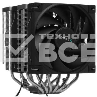 Кулер для процессора DEEPCOOL AK620 черный, 120 мм, алюминий/медь, 1850 об/мин, 28 дБ, 4 pin, 260 Вт, 162 мм