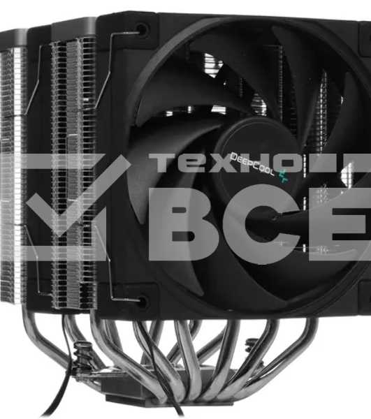 Кулер для процессора DEEPCOOL AK620 черный, 120 мм, алюминий/медь, 1850 об/мин, 28 дБ, 4 pin, 260 Вт, 162 мм
