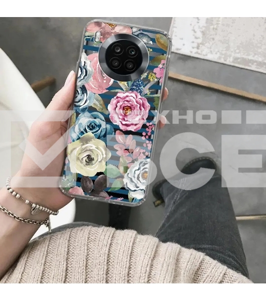 Чехол (клип-кейс) Gresso Air, для Honor 50 Lite, прозрачный/рисунок [gr17aaae9355]