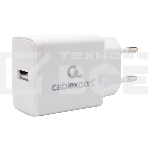 Зарядное устройство Cablexpert MP3A-PC-56, 5Вт, 1А, 1хUSB, белый, пакет, фото 1