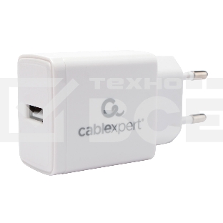 Зарядное устройство Cablexpert MP3A-PC-56, 5Вт, 1А, 1хUSB, белый, пакет