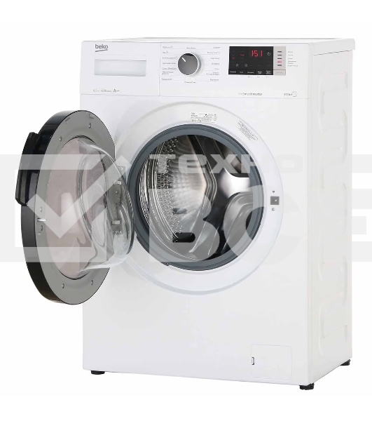 Стиральная машина Beko WSPE 6H612W белый, загрузка фронтальная 6,5 кг, 1200 об/мин., класс: А++