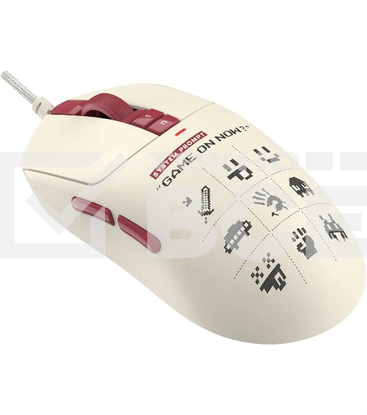 Мышь проводная A4Tech Bloody W72 Ultra Pixels Red рисунок/бежевый/красный, 20000 dpi, USB, кнопки - 7