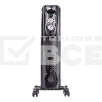 Масляный обогреватель Ballu Classic Black BOH/CL-11BRN (11 секций) черный, 2200 Вт, 27 м2, термостат, фото4