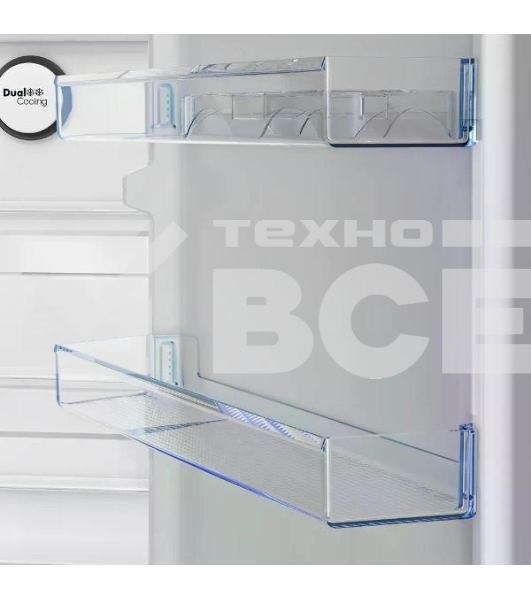 Холодильник Beko B3RCNK362HW белый двухкамерный 220/100л морозилка снизу
