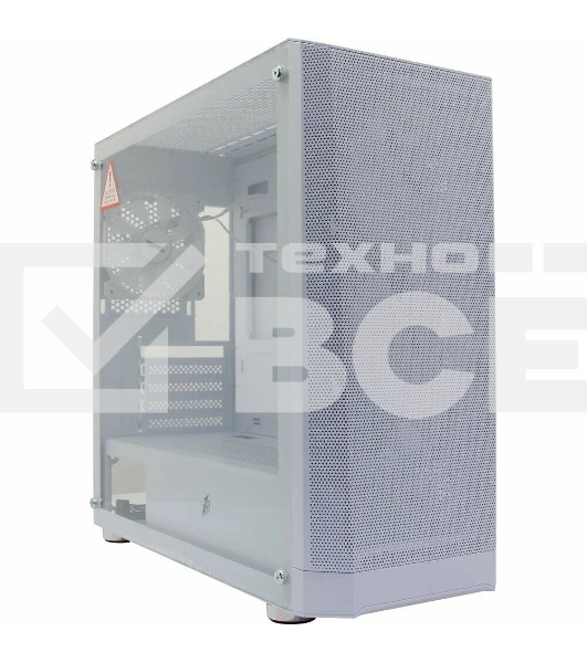 Компьютерный корпус 1STPLAYER FD5-M ARGB White / mATX / 4x120mm ARGB fans / FD5-M-WH-4F2-W(AP)