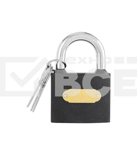 Замок навесной Deli DL508904 стальной, 63мм