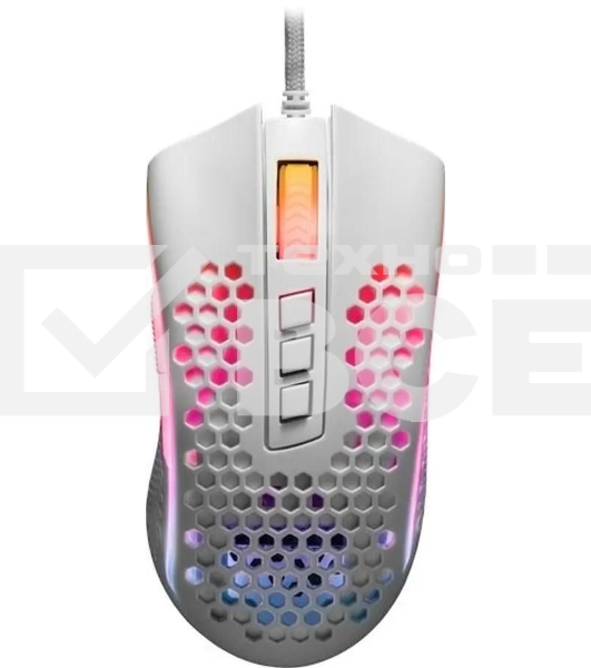 Мышь проводная Redragon Storm белый, 12400 dpi, USB, кнопки - 8
