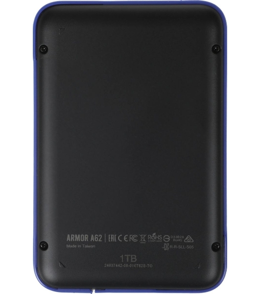 Жесткий диск Silicon Power USB 3.0 1Tb SP010TBPHD62SS3B SP010TBPHDA80S3B Armor A62 (5400rpm) 2.5' синий