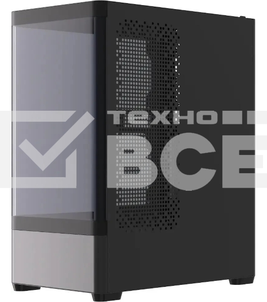 Компьютерный корпус Accord ACC-R4A черный без БП ATX 2xUSB3.0 1xUSB3.1 audio