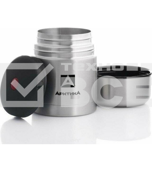 Термос Арктика 301-500, 0,5 л, супер широкое горло, для супа и еды, холод/тепло 12 ч