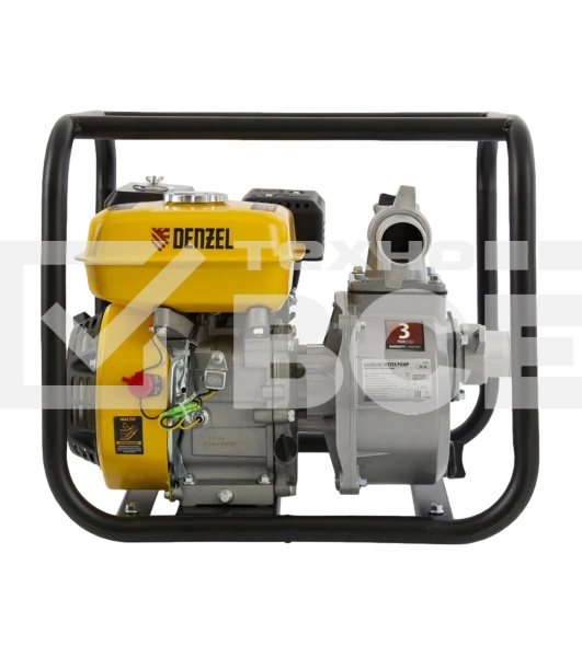 Мотопомпа бензиновая Denzel PX-50 для чистой воды, 7 л.с., 2', 600 л/мин, глуб 8 м, напор 30 м