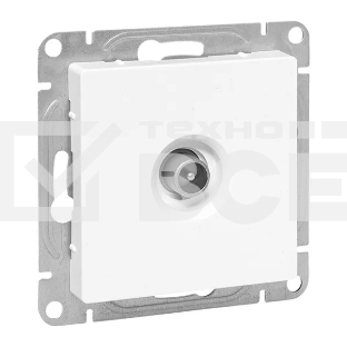 Механизм розетки TV EKF UP1-SOW-TV-3 оконечная, белый Эпика