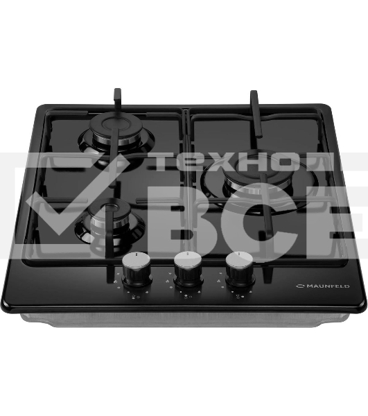 Газовая варочная панель Maunfeld EGHE.43.3STS-EB
