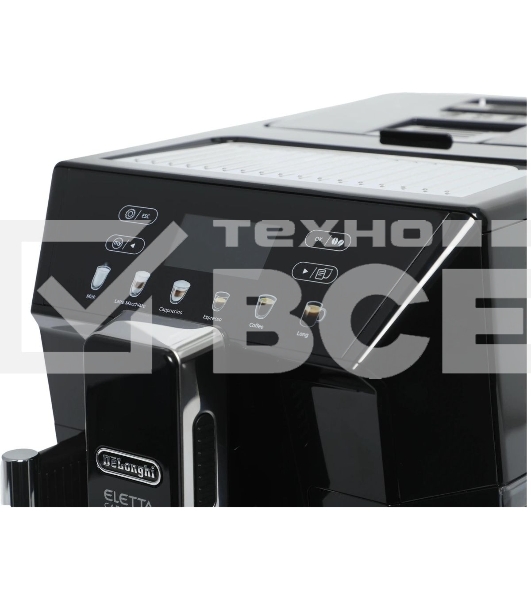 Кофемашина автоматическая DeLonghi ECAM46.860.B черный, исп. кофе - зерновой/молотый, 2 л, 1450 Вт, 15 Бар.
