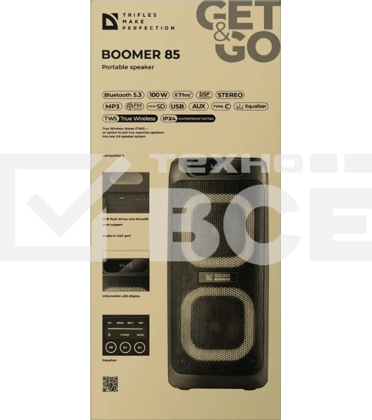 Портативная колонка Defender Boomer 85