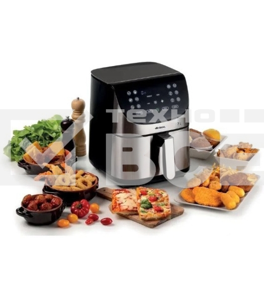 Аэрофритюрница Ariete 4628/00 черный/серебристый, 1800 Вт, 7 л, сенсор, 12 программ