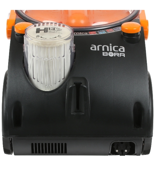 Пылесос Arnica Bora 3000 оранжевый/черный, 350/2400 Вт, уборка сухая/сбор жидкостей, пылесборник контейнер 1.2 л