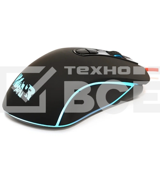 Игровой набор Qumo Wartime K51/M67, кл-ра проводная, 104+10 клавиш, подсветка RGB, мышь проводная, оптическая, RGB running, 1200/1600/2400/3200 dpi