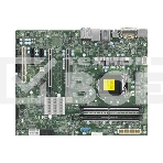 Материнская плата Supermicro MBD-X12SAE-B, LGA 1200, Intel W480, 4xDDR4, 4xSATA, 2xM.2, 3xPCIe 3.0 (x16, x16, x1), 1xDP, 1xHDMI, 1xDVI-D, 2xUSB-A 2.0, 2xUSB-A 3.2 Gen 1, 3xUSB-A 3.2 Gen 2, 1xUSB-C 3.2 Gen 2, 1x 2.5Gb LAN, 1x 1Gb LAN, 5.1, 1xCOM, ATX, фото 1